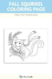 Please note that this is a limitation of your printer and not something wrong with the pdf files. Free Fall Squirrel Coloring Page In 2020 Squirrel Coloring Page Coloring Pages Squirrel