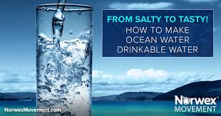 how to make ocean water drinkable water