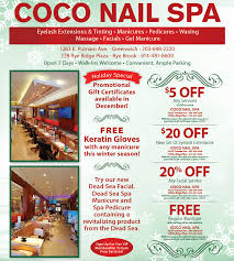 holiday specials at coco nail spa