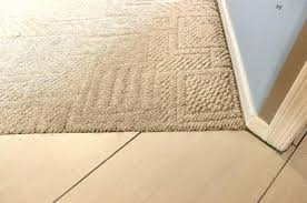 carpet to tile without a strip