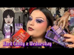 review hard candy x wednesday makeup