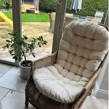 Rattan Long Chair Cushion Soft Seat
