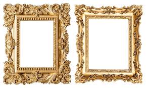Golden Picture Frame Baroque Style