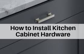 Cabinets come with a variety of screws, so if you're installing recycled kitchen cabinets, for instance, you might have a hard time finding the ones you need. How To Install Kitchen Cabinet Hardware The Flooring Girl