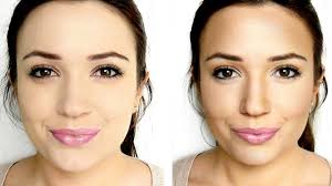 your nose appear thinner with makeup