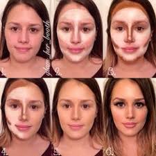 The closer together you place the lines, the thinner your nose will look. How To Contour A Big Nose Google Da Ara Round Face Makeup Contour Makeup Beauty Hacks