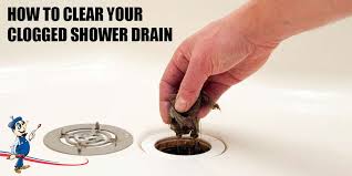 how to clear your clogged shower drain