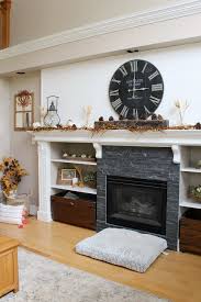 fall mantel decor clean and scentsible