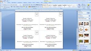 How To Make Four Postcards On The Same Sheet In Word Burris