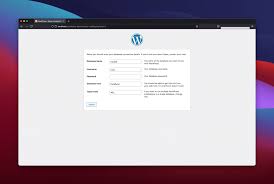 how to install wordpress using xp