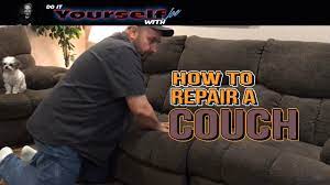 how to repair a couch - YouTube