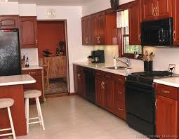 kitchen colors with cherry wood cabinets
