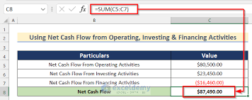 How To Calculate Net Cash Flow In Excel