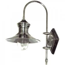 Coach House Style Pewter Wall Lantern