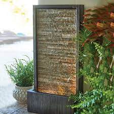 Slate Water Wall Outdoor Fountain With