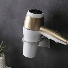 Hair Dryer Holder With Two Holes Wall