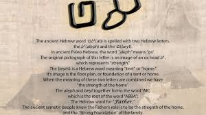 paleo hebrew word for father you