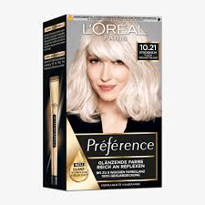 Taking care of dyed hair. L Oreal Paris Preference 10 21 Stockholm Very Light Silver Pearl Blonde Long Lasting Hair Color Peppery Spot
