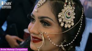 isas ahmedabad organized bridal makeup