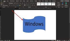 how to insert text into a shape in word