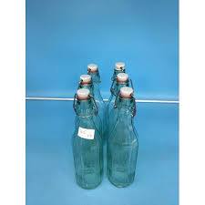 Assorted Resealable Glass Bottles