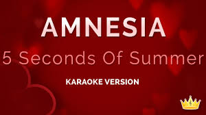 summer amnesia karaoke version