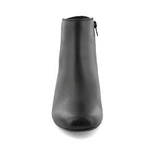 Womens Chartli Valley Black Leather Boot Wide