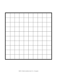 Printable Blank 100 Square Grid 100 Grid Grid 100 Chart