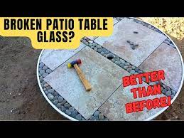 Patio Table Glass Broken Diy