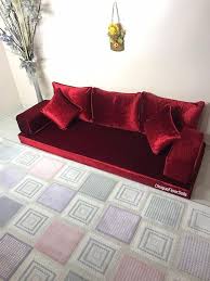 Shiny Premium Velvet Floor Seating