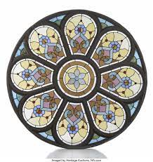 Note that laws has many more designs than the ones listed here. A Circular Stained Glass Window Unknown Maker Possibly American Lot 33002 Heritage Auctions