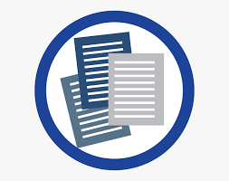 Transparent Blue Circle Icon Png - Circle Document Icon Png, Png Download ,  Transparent Png Image - PNGitem
