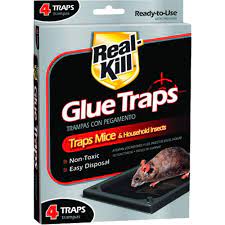 real kill mouse glue traps 4 count hg