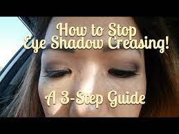 I'd also recommend applying it as far up as the brow bone. How To Prevent Eyeshadow From Creasing A 3 Step Guide To Stop Creasing Eyeshadow Youtube
