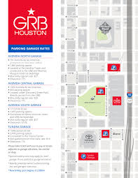 Downtown Houston Parking Maps George R Brown Convention Center