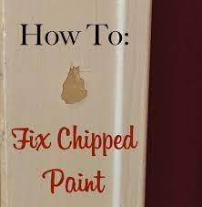 how to fix chipped paint the