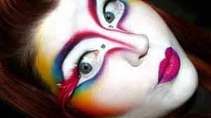 shocking cirque du soleil makeup look
