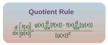 Quotient Rule Formula Definition