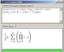 Latex Equation Editor Windows