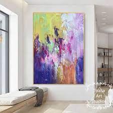 Large Abstract Wall Art Colorful