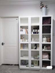 Bedroom bedroom storage headboards nightstands 0 comments 6. Ikea Billy Oxberg Bookcase With Glass Doors White In South Island Nz Idiya Ltd