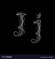 Smoke Font Letter J