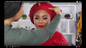 nigerian wedding makeup and gele