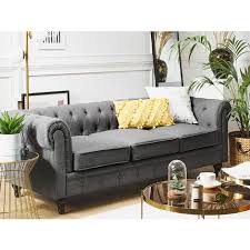 Modern Fabric Sofa 3 Seater On