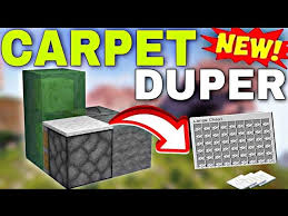 minecraft 1 20 simple carpet duper