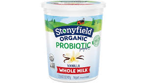 stonyfield organic probiotic vanilla