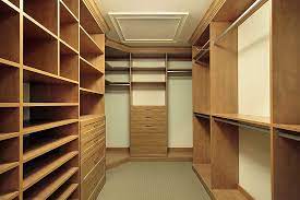 custom closet storage design in