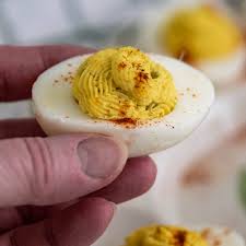 deviled eggs with pickle relish