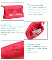 new pack of 2 cosmetic storage bag
