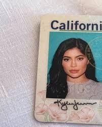 kylie jenner s driver s license pic